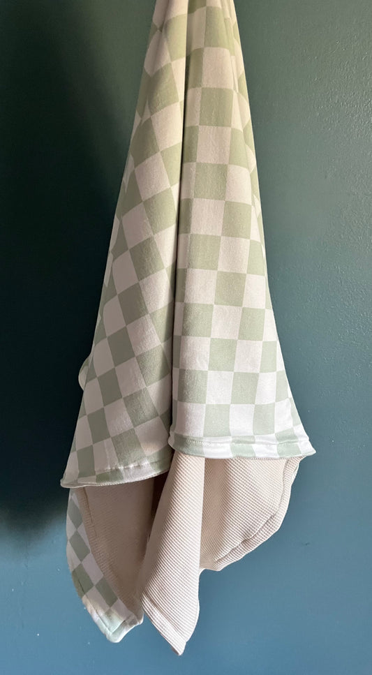 Checker Baby Blanket