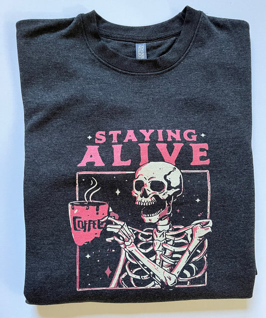 Staying Alive Unisex Premium Sweatshirt